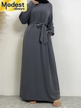 Modest Abaya Ramadan Turkija Kaftan islamo drabužiai musulmonai moterims Hijab suknelė Chalatas Femme Musulmane Caftan Marocain Vestidos