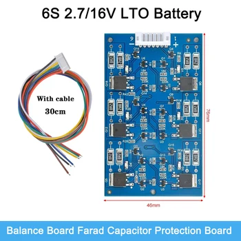6S LTO Farad kondensatoriaus apsaugos plokštė balansinės plokštės balanso grandinė 2.7/16V ličio titanato baterija