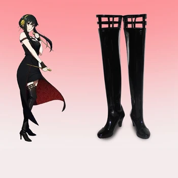 Unisex Anime Cos SPY FAMILY Yor Forger Briar Thorn Princess Cosplay kostiumai Batai Batai Pasirinktinis dydis