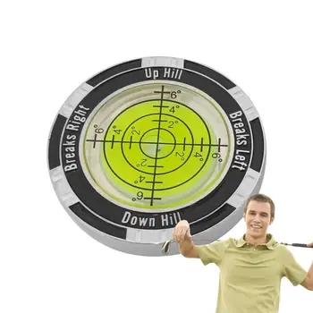 Putt Green Reader Poratble golfo įdėjimo įrankis golfo žaidėjui Golfo kamuoliuko žymeklis Didelis tikslumo lygis vyrams moterims
