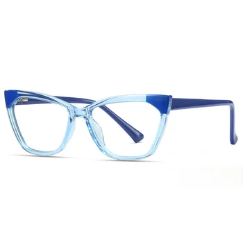 Anti Blue Light Akių akinių rėmelis moterims Elegantiška literatūra ir meno stilius TR90 medžiagų akinių rėmeliai Vyriški madingi akiniai