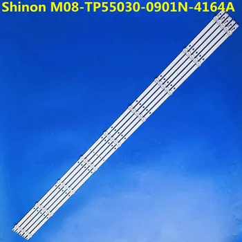 20set UPS LED foninio apšvietimo juostelė, skirta 55PUF7093 / T3 9lamps Shinon M08-TP55030-0901N-4164A