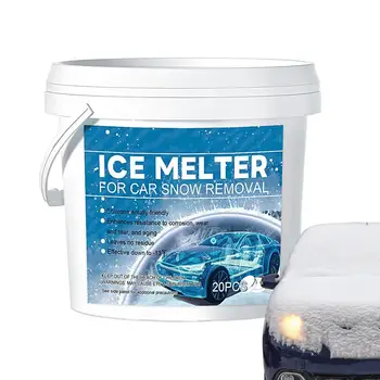 Ledo tirpsmo naminių gyvūnėlių saugus sniego tirpinimo tabletės sniego valymui ir važiuojamosios dalies deicer draugiškas ledo tirpsmas Ledo apledėjimas Žiemos ledas stogams automobilis