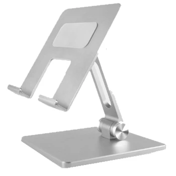 aliuminio lydinio tabletės stovas, tinkamas I Pad High Angle Adjustment Tablet Desktop daugiafunkcinė knygų lentyna