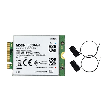 L850 GL Wifi kortelė+2Xantenna atsarginės dalys 01AX792 NGFF M.2 modulis Lenovo Thinkpad T580 X280 L580 T480S T480 P52S