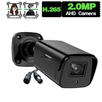 2MP CCTV analoginė kulkų kamera AHD lauko apsaugos kamera su judesio jutikliu 1080P veido aptikimo vaizdo stebėjimo kamera XMEYE