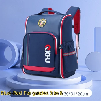 Naujosios Anglijos kelių skyrių 1-6 klasių mokinių mokyklinis krepšys 180 laipsnių visiškai atviras Unisex studentų pečių krepšys Atsparus dilimui Brea