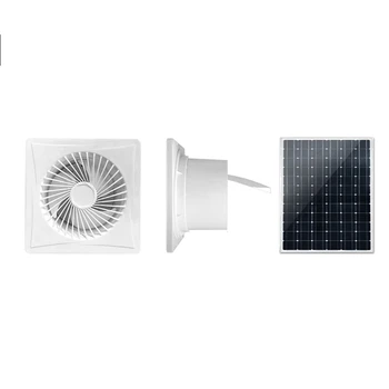Stoginės vėdinimo ventiliatorius 17W saulės kolektorius su 8 colių patalpų vėdinimui, vištienos bendradarbiai, naminių gyvūnėlių namai