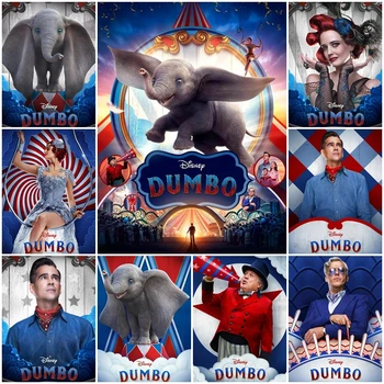 Disney Dumbo dėlionė 300/500/1000 dalių Animacinis filmas Medinės dėlionės suaugusiems Intelektas Žaislai Vaikai Šeimos žaidimas