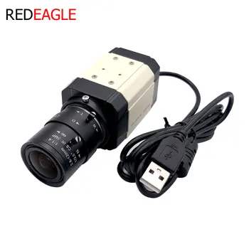 REDEAGLE HD 4mm/6mm/2.8-12mm Varifokalinis priartinimas 30 kadrų per sekundę MJPG UVC 4MP didelės spartos USB PC Internetinės kameros 2K vaizdo kamera Mini metalinė dėžutė