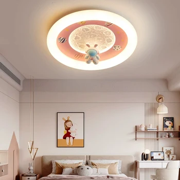 AiPaiTe LED lubų ventiliatoriaus lemputė, rožinė/mėlyna 