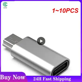 1~10PCS Mini 5 kontaktų USB adapteris B Vyras į C tipo USB Moteriška duomenų perdavimo jungtis MP3 skaitmeniniam fotoaparatui GPS