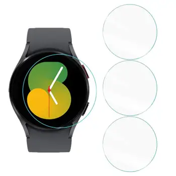 3PCS grūdintas stiklasSamsungGalaxy Watch 5 40mm išmaniojo laikrodžio ekrano apsauginė anti Scrach vandeniui atspari stiklo plėvelė laikrodžiui 5
