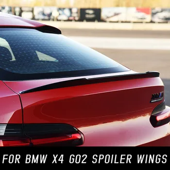 skirta BMW X4 G02 M Performance Style Galinė bagažinė Lūpų spoilerio sparnai Automobilis ABS plastikas Juodos anglies tiuningas Išoriniai priedai Dalys