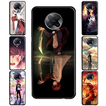 Shirou Emiya Fate Stay Night Cover For POCO F3 X3 GT F1 F2 M3 M4 X4 NFC X3 Pro Case For Xiaomi 12 10T 11T Pro Mi 11 Lite