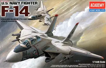 Academy 12608 1/144 F-14 Tomcat (Plastikinis modelis) 20,8 x 13,2 x 3,5 cm