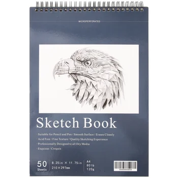Blank Drawing Book Notebook Sketch Pads Picture Tthe Hardcover Sketchbook Paper Marker Notbook