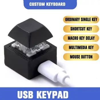 Vieno klavišo spartusis klavišas Klaviatūra USB Pasirinktinė programuojama makrokomanda Mechaninė klaviatūra Karšto klavišo pelė Vieno klavišo mygtukas Mini klaviatūra