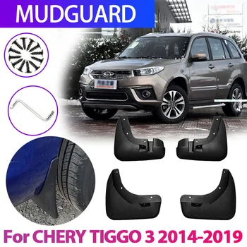 Formuotos purvo sklendės Chery Tiggo3 Tiggo 3 2019~2014 Mudflaps purslų apsaugai Purvo sklendės priekiniai galiniai purvasaugiai