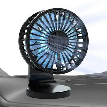 5v Automobilio prietaisų skydelio ventiliatorius Daugiafunkcinis mini USB automobilių aušintuvas 360 laipsnių besisukantis vienos galvutės elektrinis aušinimo ventiliatorius Automobilių įrankiai
