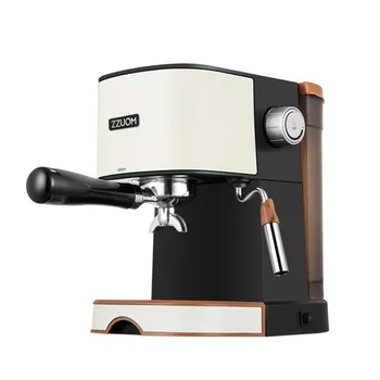 Ekstrahavimas Itališkas kavos aparatas 1L talpos espreso aparatas 51mm komercinė nerūdijančio plieno rankena Pagrindinis biuras Virtuvė