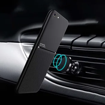 odinis tekstūros magnetinis dėklas, skirtas iPhone 6 Plus 7 Plus 5s XR XS Max SE 2016 SE 2020 SE 2022 SE2 SE3 automobilio magnetinis dangtelis