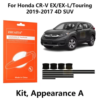 ZHUAIYA Door Edge Guards Door Handle Cup Paint Protection Film TPU PPF For Honda CR-V EX/EX-L/Touring 2019-2017 4D Visureigis