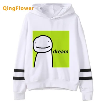 Dream Smp hoodies women anime 2023 korėjietiško stiliaus grafinis Pullover moteriškas vintažinis megztinis