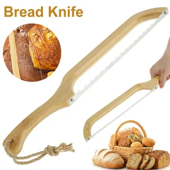 Geriausias dantytos duonos peilio pyrago pjaustymo peilis Universalus bagetų pjaustytuvas Nerūdijančio plieno kepalų duonos pjaustyklė Pjaustymo kepimo įrankis
