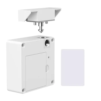 stalčiaus užrakto kortelė NFC perforuota balta nematoma spyna Elektroninė spyna, tinkama medinei spintelės spintelės spintelei