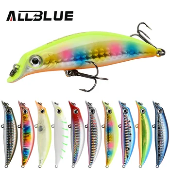 ALLBLUE CAPTOR 75S Fishing Lure 75mm 8g Sinking Wobbler Long Casting Minnow Depth 0.8-1.2m Bass Pike Artificial Bait Tackle