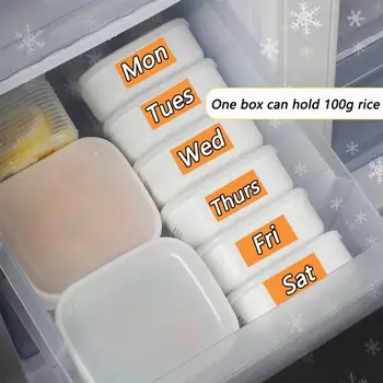 Šaldytuvas Šviežiai laikoma dėžutė Dietinė dėžutė Mini pietų konteineris Maisto laikymo dėžutė Bento Microwae šildymas Apsauga nuo slydimo uždaryta