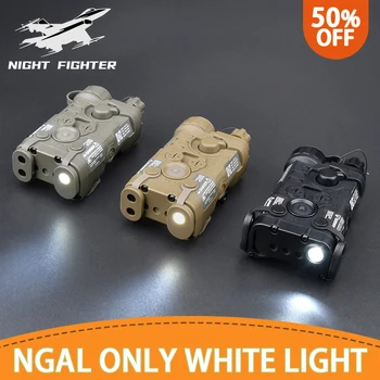 Airsoft Tacitcal NGAL medžioklinio ginklo šviesa WADSN L3-NGAL Tik balta LED lemputė Strobe Verison žibintuvėlis Tinka 20mm bėgis AR15 Acces
