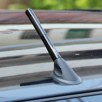 Car Carbon Fiber Short Stubby Mast Antenna for Toyota Camry Corolla RAV4 Yaris Auris Corolla Avensis Verso Yaris Aygo Tundra