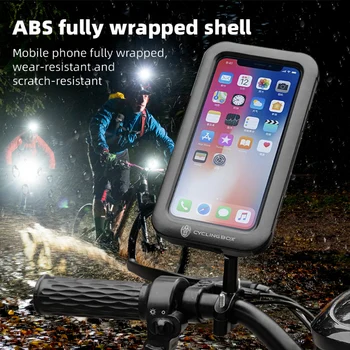MTB kalnų dviratis Neperšlampamas telefono laikiklis Jutiklinio ekrano plėvelė Smūgiams atsparus motociklas Telefonas Vairas Vasaros dviračių įranga