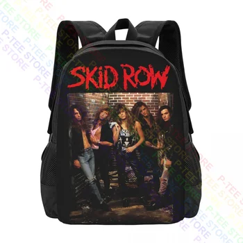 Skid Row Heavy Metal Pop Rock BandBackpack Didelės talpos knygų krepšys Pirkinių krepšys