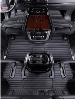 Aukšta kokybė! Individualūs specialūs automobilių grindų kilimėliai Peugeot 5008 7 sėdimos vietos 2023-2017 vandeniui atsparūs patvarūs kilimai, kilimėliai, nemokamas pristatymas