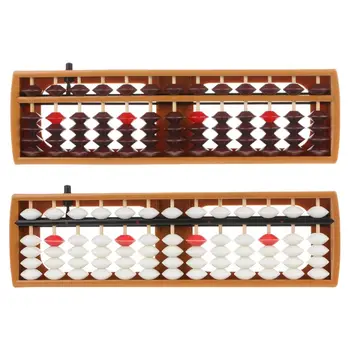 Nešiojamas japonų 13 skaitmenų stulpelis Abacus Soroban Caculating School f