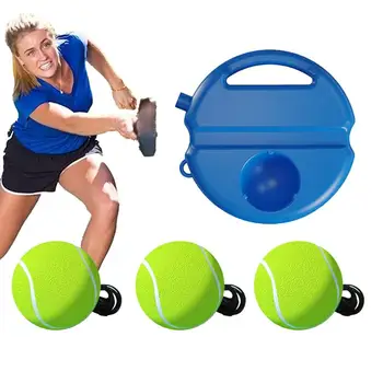 Teniso kamuoliukų treniruočių atšokėlis Nešiojama teniso įranga su styginių kamuoliukų teniso treniruočių įrankiu Teniso pratimai