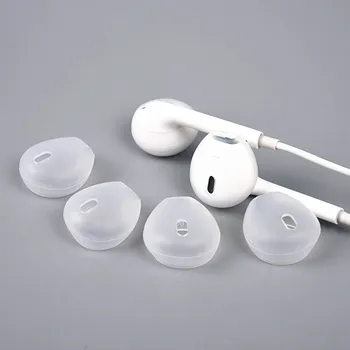5 poros silikono neslystančių pakaitinių ausų pumpurų ausų antgalių pagalvėlės Uždenkite ausinių antgalius ausinių antgaliams Iphone 5/5S / 6/6S