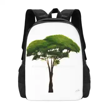 Vienišas medis-akrilas Kuprinės mokykliniams paaugliams Mergaitės Kelioniniai krepšiai Medžiai