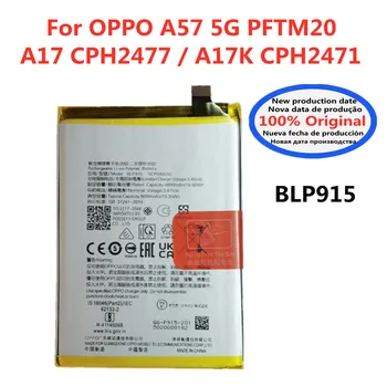 Nauja OPPO BLP915 originali baterija, skirta OPPO A57 5G PFTM20 / A17 CPH2477 / A17K CPH2471 5000mAh telefono baterijoms