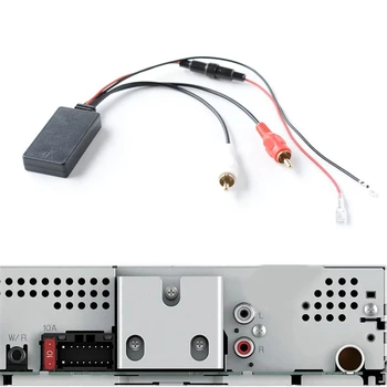 automobilinis radijas RCA Bluetooth adapteris Stereo 2RCA belaidis AUX garso laidas DVD CD kompiuterio garsiakalbiui