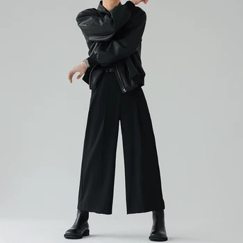 2023 Naujos korėjiečių tiesios verslo laisvalaikio vyrų suknelės kostiumo kelnės Pavasario rudens elegantiškos vyriškos laisvalaikio ilgos oficialios kelnės Z60