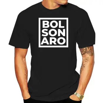 Printed Jair Bolsonaro Prezidentas Brazilija Brazlian rinkimų marškinėliai Vyrų laiškas Mens Tshirts Komiškas vyras