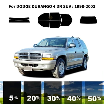 Precut nanokeramikos automobilis UV langų atspalvio rinkinys Automobilinė langų plėvelė DODGE DURANGO 4 DR visureigiui 1998-2003