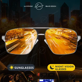 Išmanieji fotochrominiai akiniai nuo saulės Vyrai Poliarizuoti naktinio matymo akiniai Moterys Anti-Glare Vairavimas Važiavimas dviračiu Lauko sportiniai akiniai