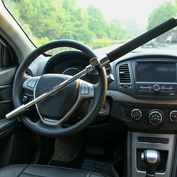 Universal Car Anti Theft Vairo užraktas Aukštas saugumas Reguliuojamas U formos nerūdijantis užraktas SUV sunkvežimių automobilių apsaugos sistemai Nauja