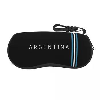 Argentinos vėliava Argentinos vėliavos akinių dėklas Mados futbolo futbolo legendos skaitymo dėžutė Spausdinti akinių dėžutė