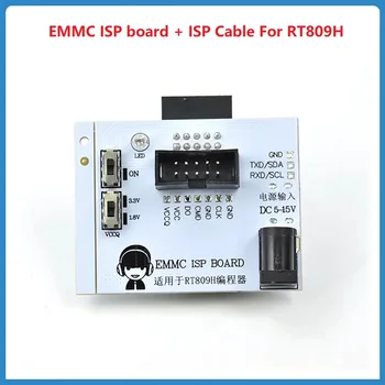 Original RT809H EMMC ISP plokštė Pridėti IPT kabelį Skraidanti viela Inline Skaityti Rašymo konvertavimo lenta RT programuotojų serija skirta